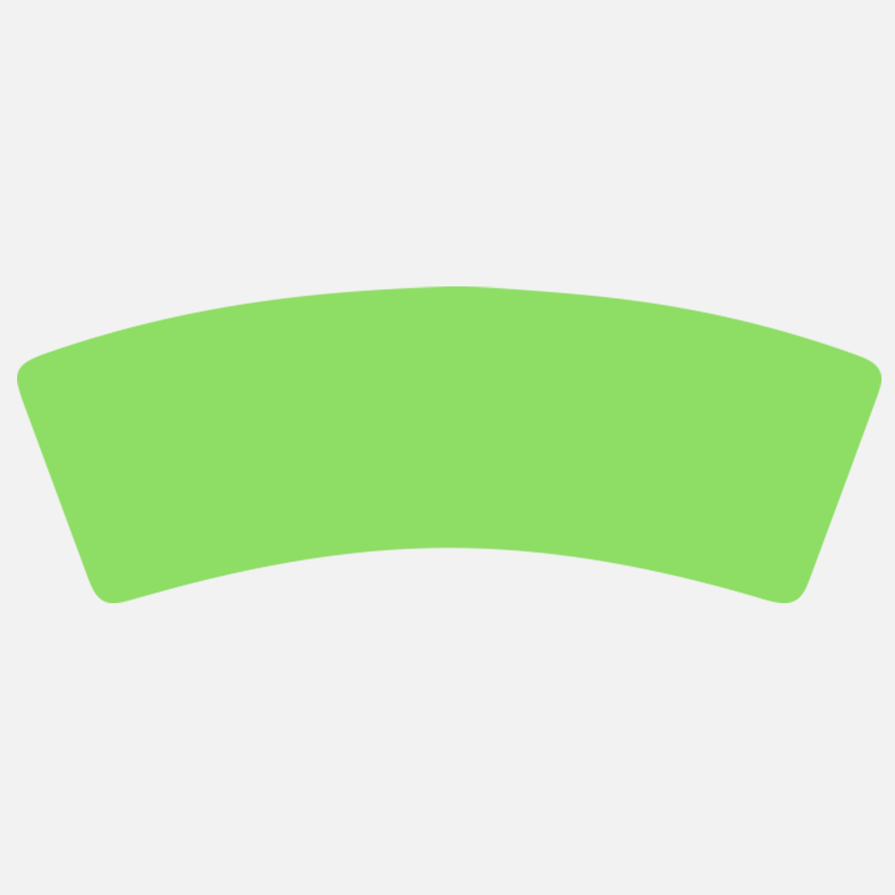 Neon Green 1 3/16 x 3 1/4 Inch Roll of Bottle Neck Shaped Labels - Promotion Beverage Bright Adhesive