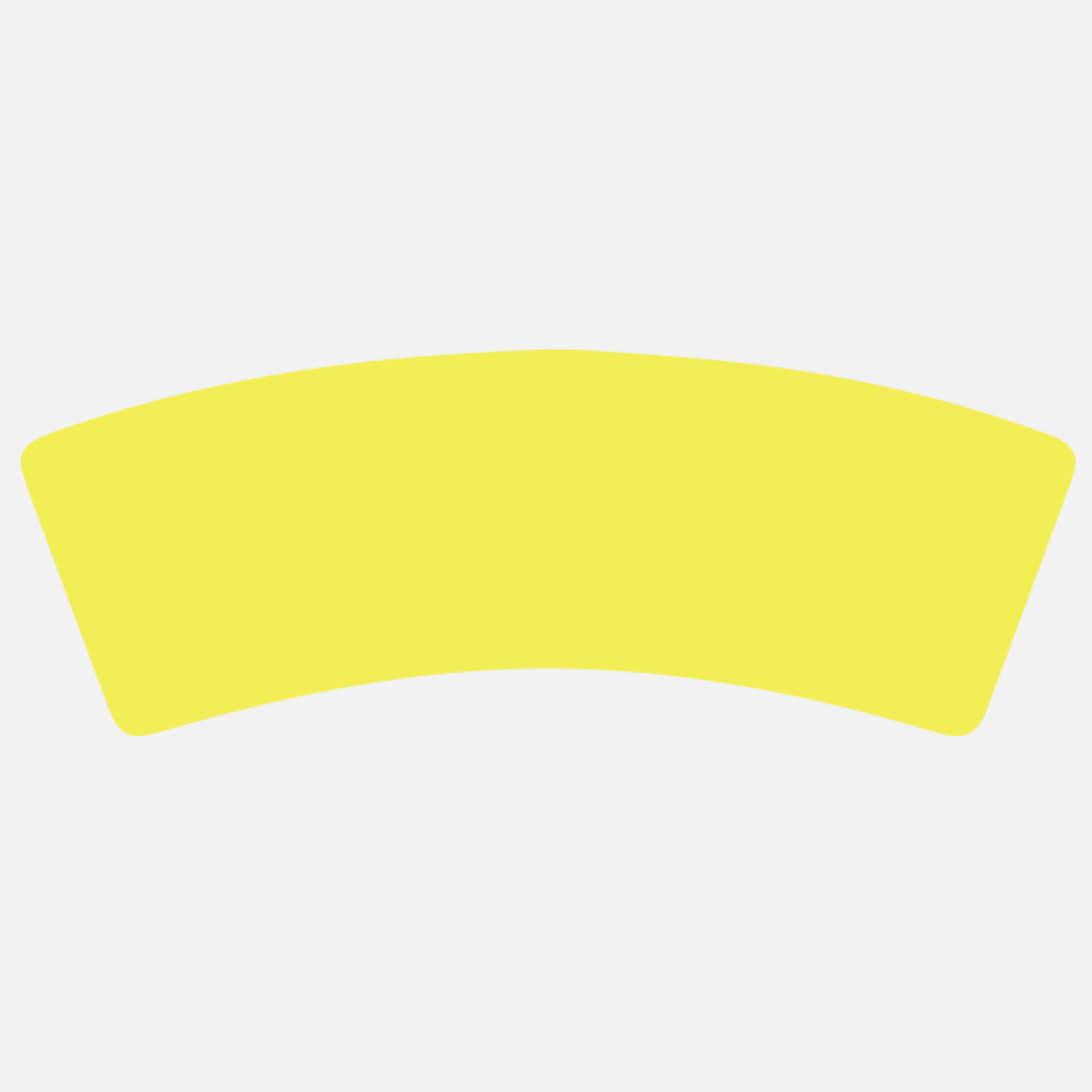 Neon Yellow 1 3/16 x 3 1/4 Inch Roll of Bottle Neck Shaped Labels - Promotion Beverage Bright Adhesive