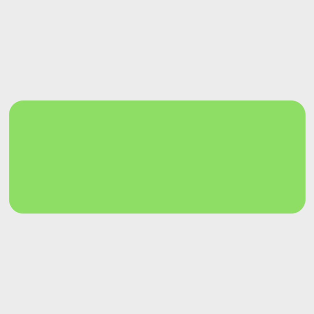 Neon Green 1 x 2 5/8 Inch Roll of Rectangle Labels - Bright Adhesive