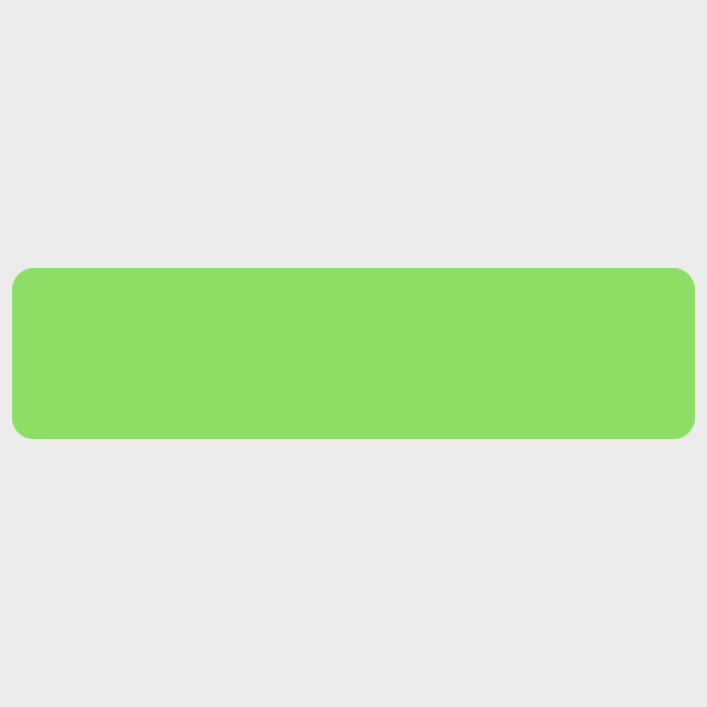 Neon Green 1 x 4 Inch Roll of Rectangle Labels - Bright Adhesive