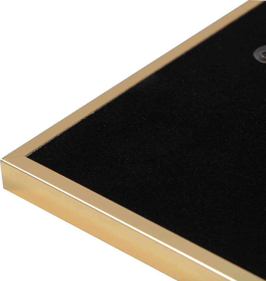 Silver with Gold 5 x 7 Picture Frame