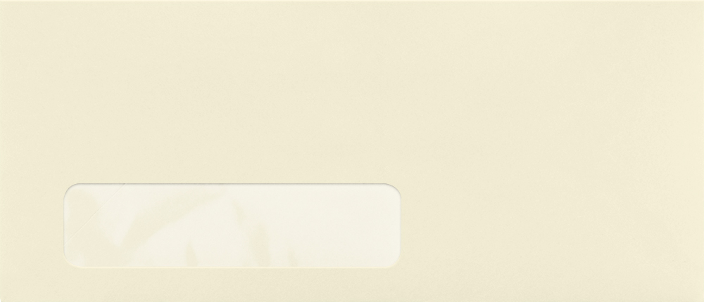 Pastel Natural 24lb #10 Window Envelopes (4 1/8 x 9 1/2)