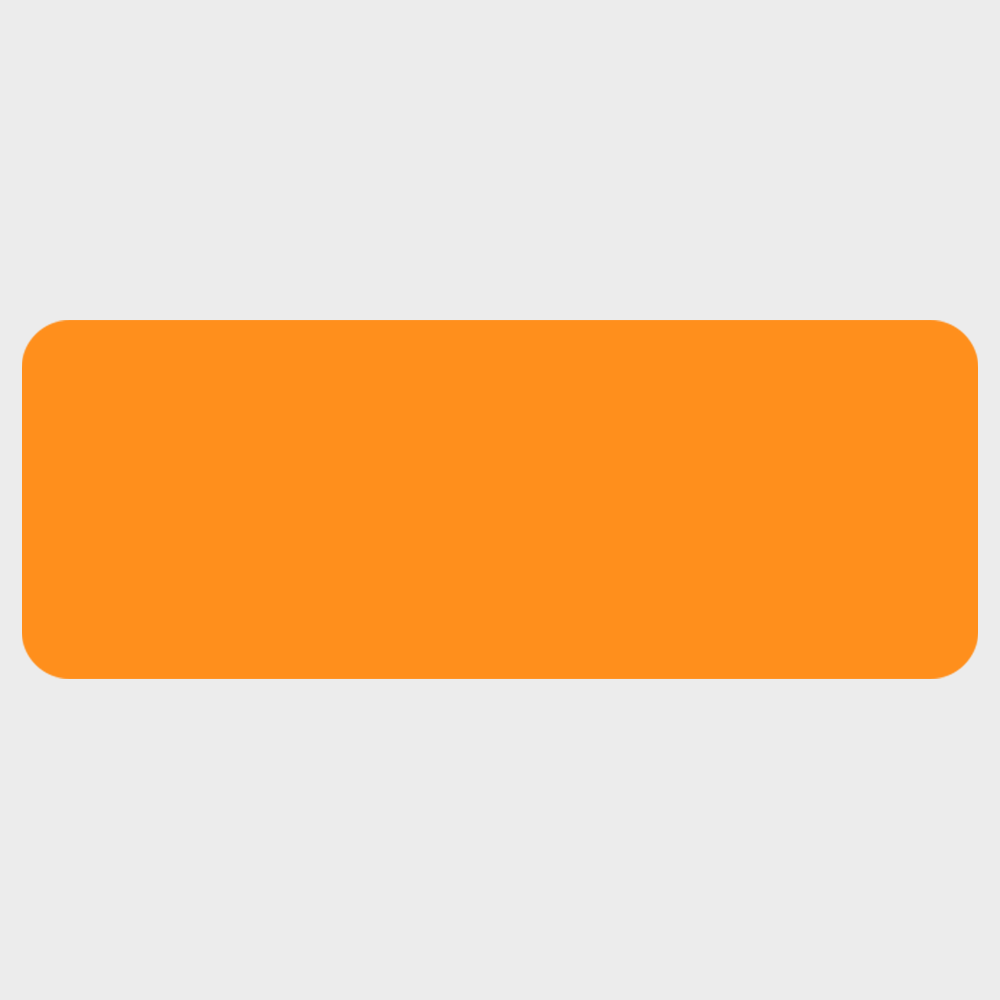 Neon Orange 15/16 x 2 1/2 Inch Roll of Rectangle Labels - Bright Adhesive