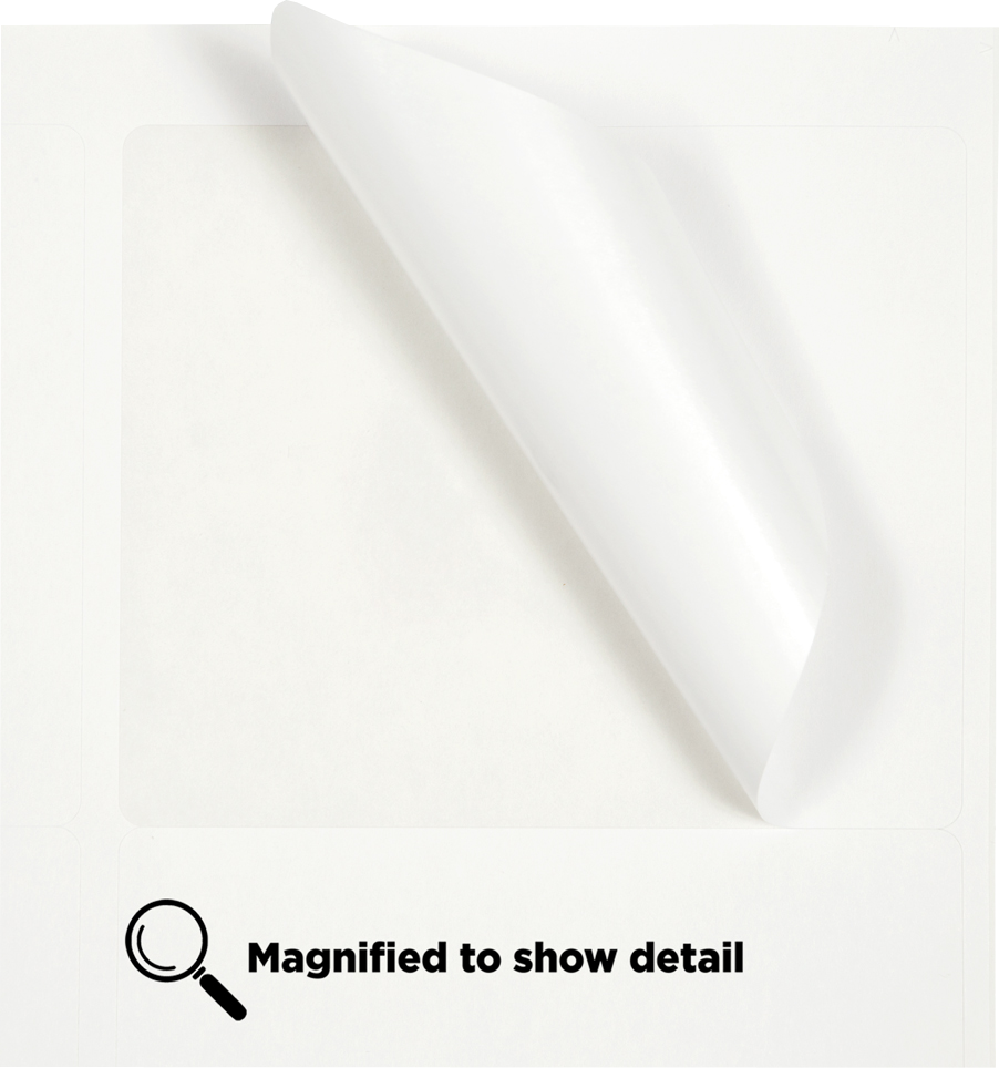 White 3 1/3 x 4 Shipping Labels