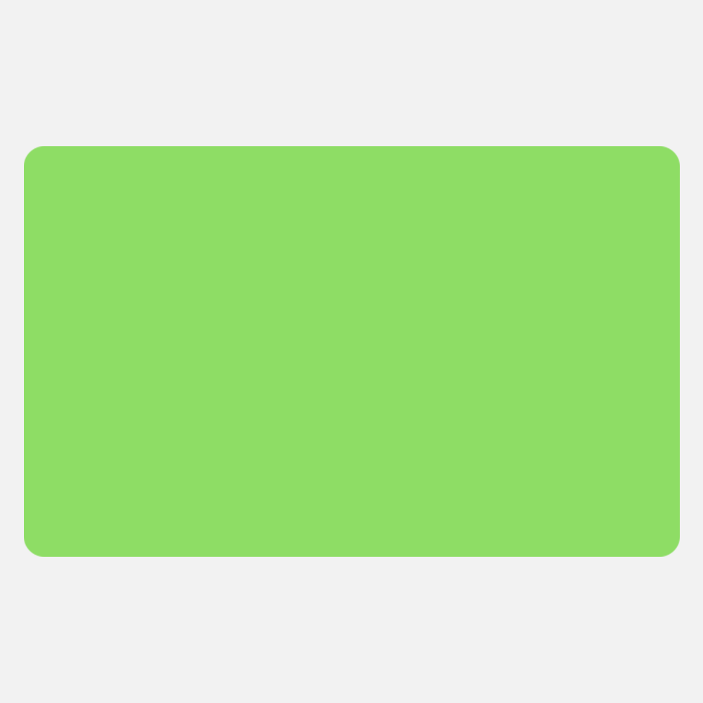 Neon Green 2 1/2 x 4 Inch Roll of Rectangle Labels - Bright Adhesive