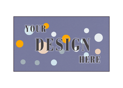 Wisteria Purple 100lb 2 x 3 1/2 Flat Business Cards