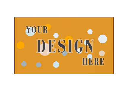 Sunflower Yellow 100lb 2 x 3 1/2 Flat Business Cards