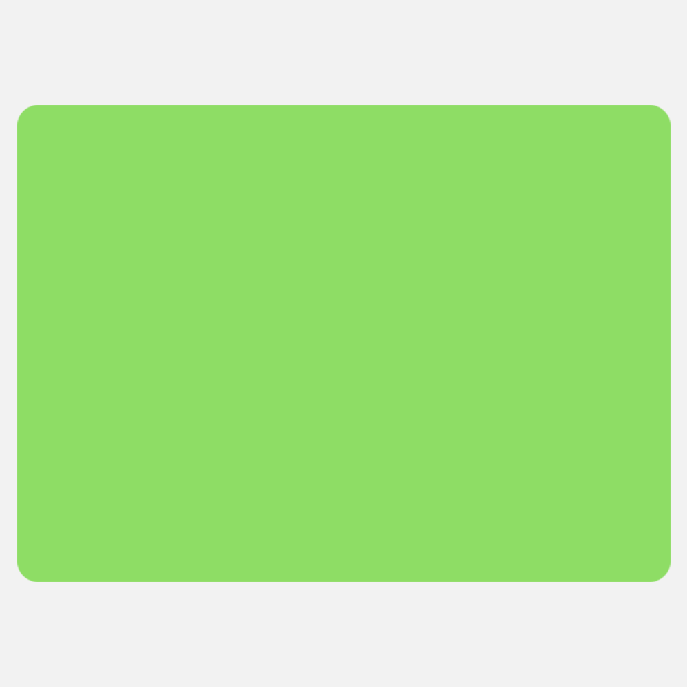 Neon Green 2 15/16 x 4 Inch Roll of Rectangle Labels - Bright Adhesive
