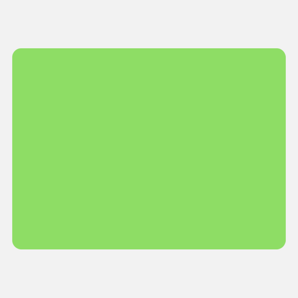 Neon Green 2 3/4 x 3 3/4 Inch Roll of Rectangle Labels - Bright Adhesive