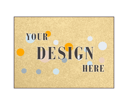 Light Gold Blonde Metallic 100lb #17 Mini Blank Note Cards (2 9/16 x 3 9/16)