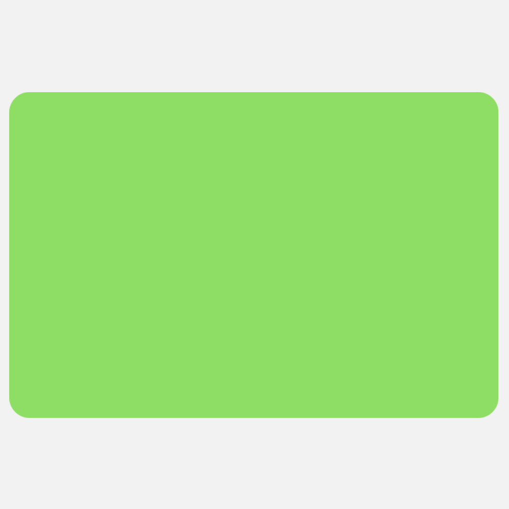 Neon Green 2 x 3 Inch Roll of Rectangle Labels - Bright Adhesive