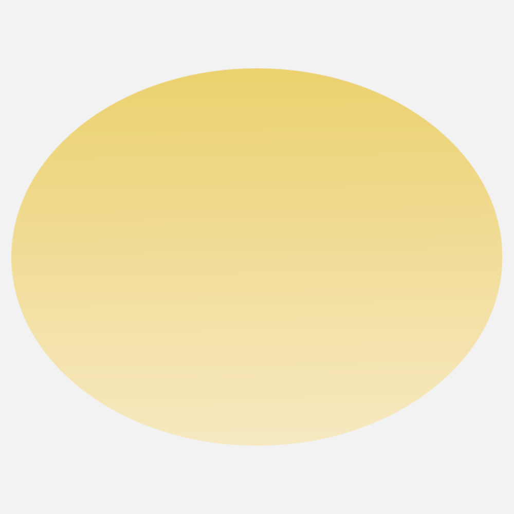 Light Gold 2 x 3 Inch Roll of Oval Outdoor Labels - Weather Resistant