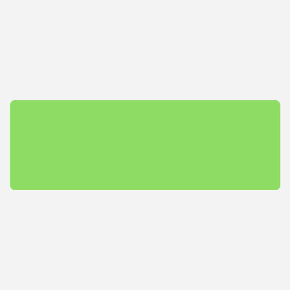 Neon Green 2 x 6 Inch Roll of Rectangle Labels - Bright Adhesive