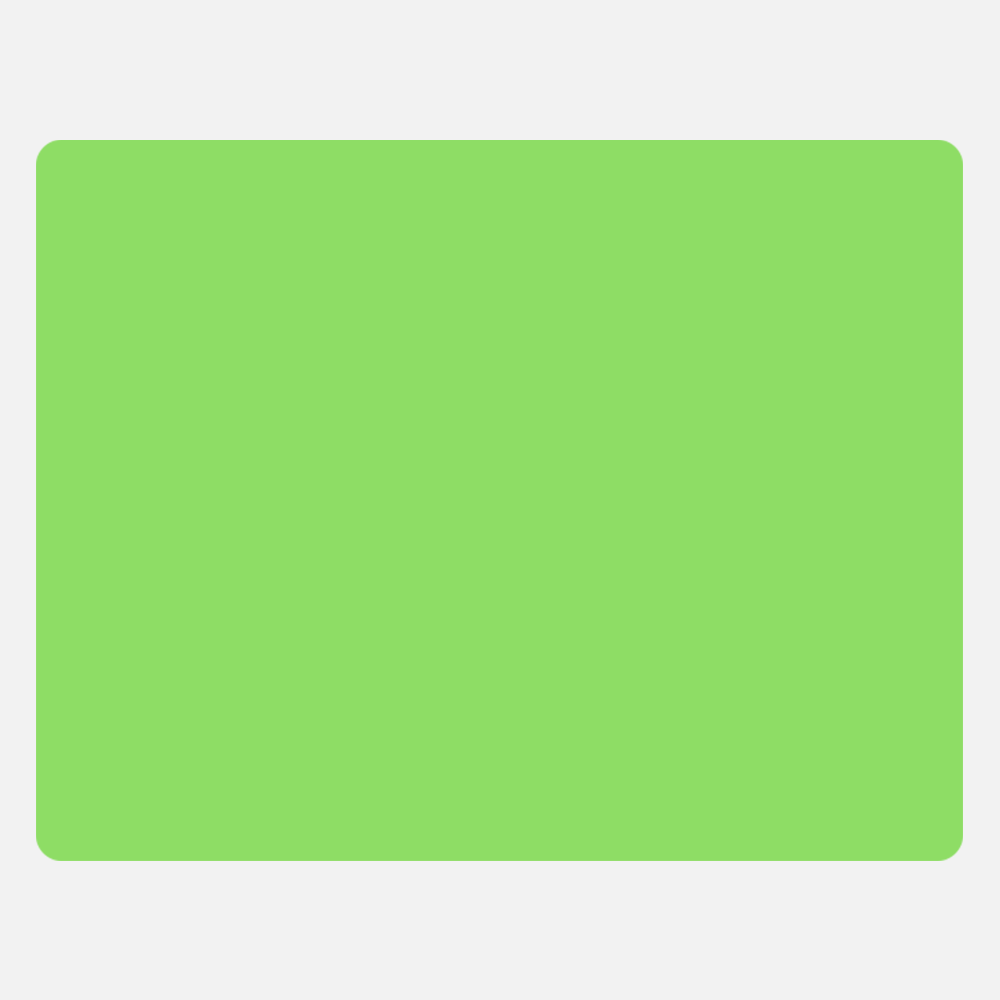 Neon Green 3 1/2 x 4 1/2 Inch Roll of Rectangle Labels - Bright Adhesive
