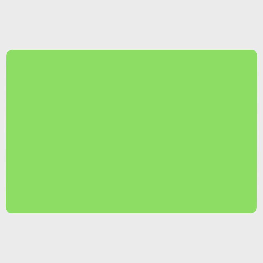 Neon Green 3 3/8 x 5 1/2 Inch Roll of Rectangle Labels - Bright Adhesive