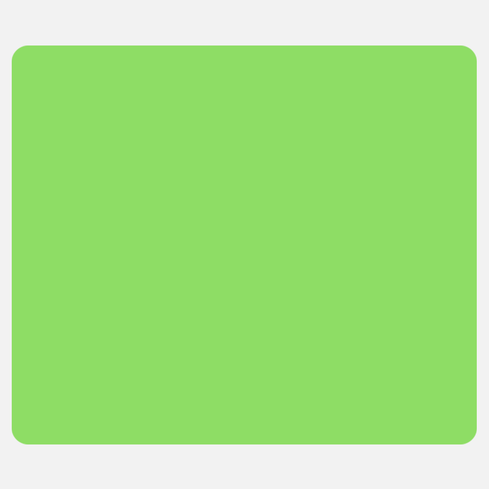 Neon Green 3 x 3 1/2 Inch Roll of Rectangle Labels - Bright Adhesive