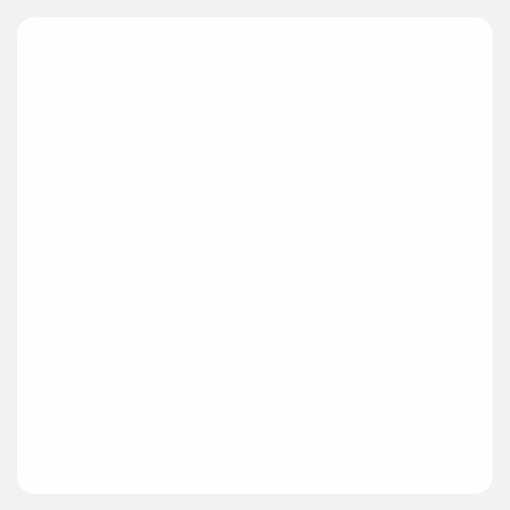 White 3 x 3 Inch Roll of Square Labels - Tear Resistant with High Gloss Film Layer