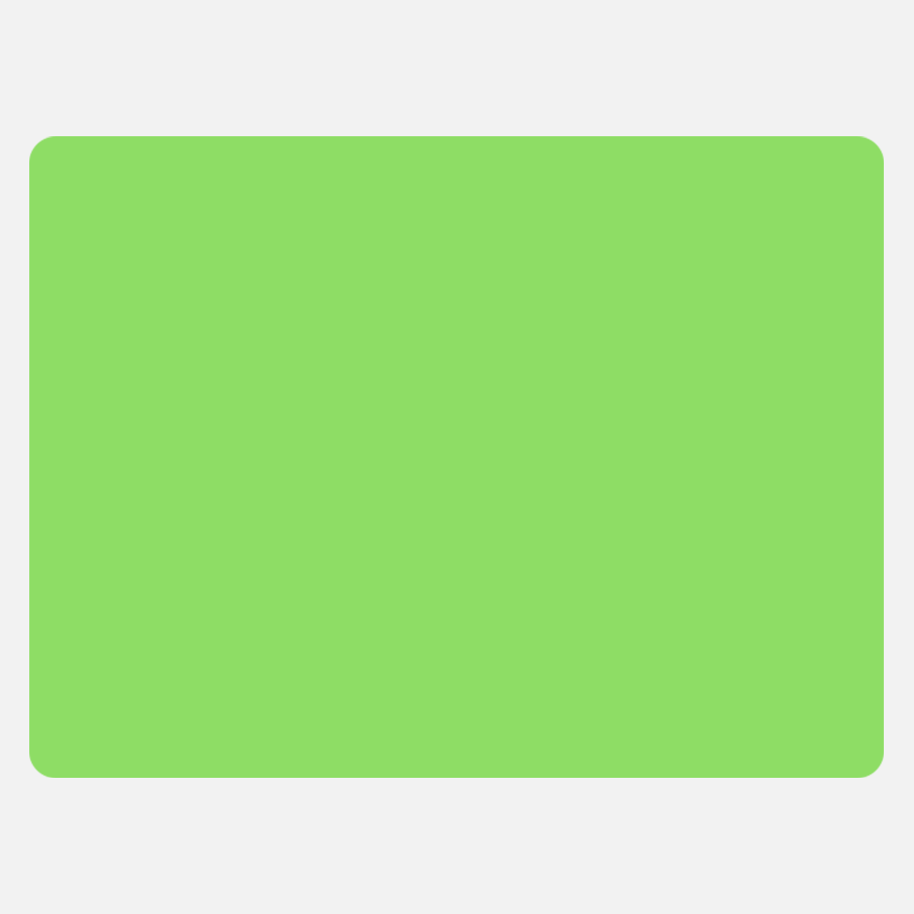 Neon Green 3 x 4 Inch Roll of Rectangle Labels - Bright Adhesive