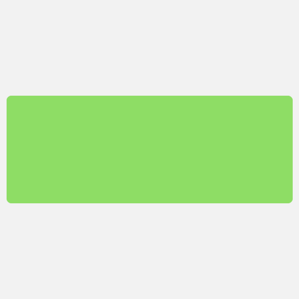 Neon Green 3 x 8 Inch Roll of Rectangle Labels - Bright Adhesive