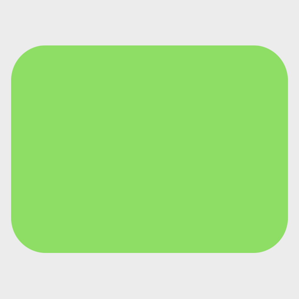 Neon Green 3/4 x 1 Inch Roll of Rectangle Labels - Bright Adhesive