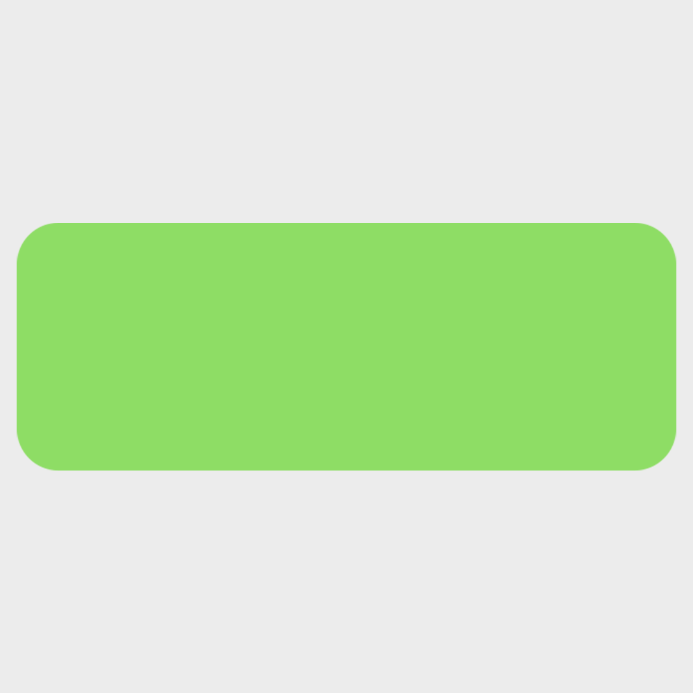 Neon Green 3/4 x 2 Inch Roll of Rectangle Labels - Bright Adhesive