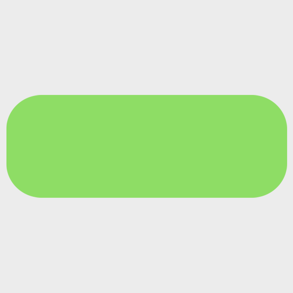 Neon Green 3/8 x 1 Inch Roll of Rectangle Labels - Bright Adhesive