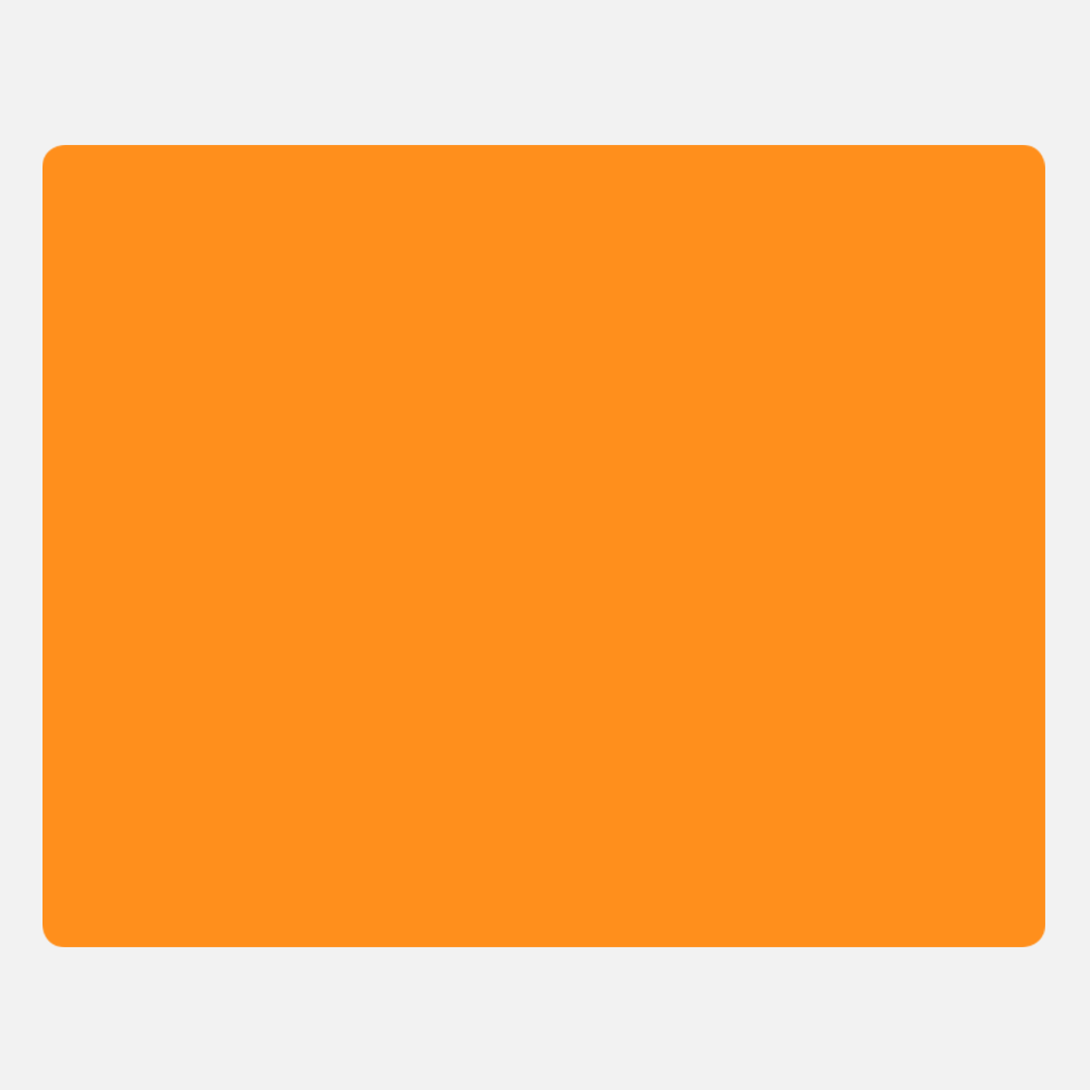 Neon Orange 4 x 5 Inch Roll of Rectangle Labels - Bright Adhesive