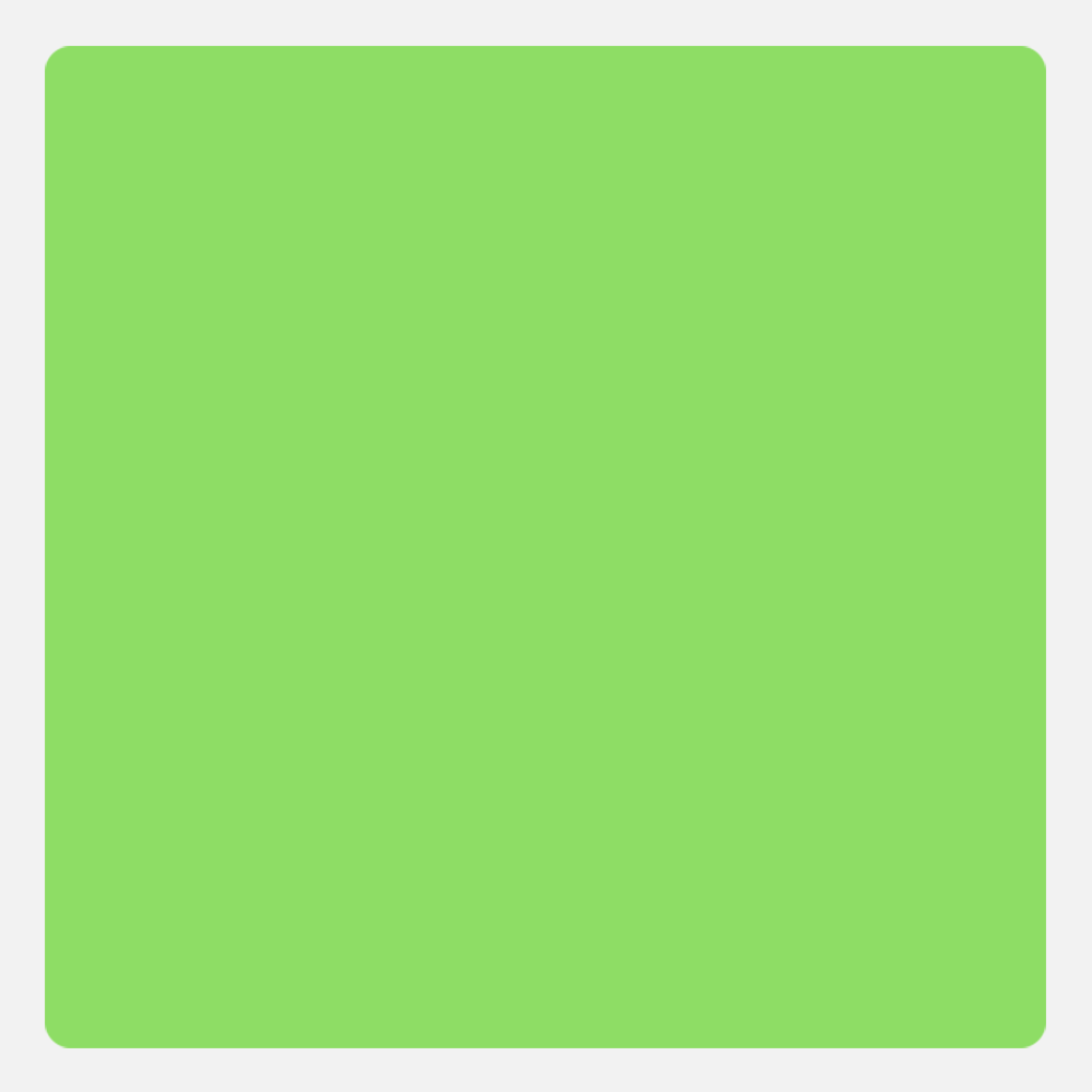Neon Green 5 x 5 Inch Roll of Square Labels - Bright Adhesive