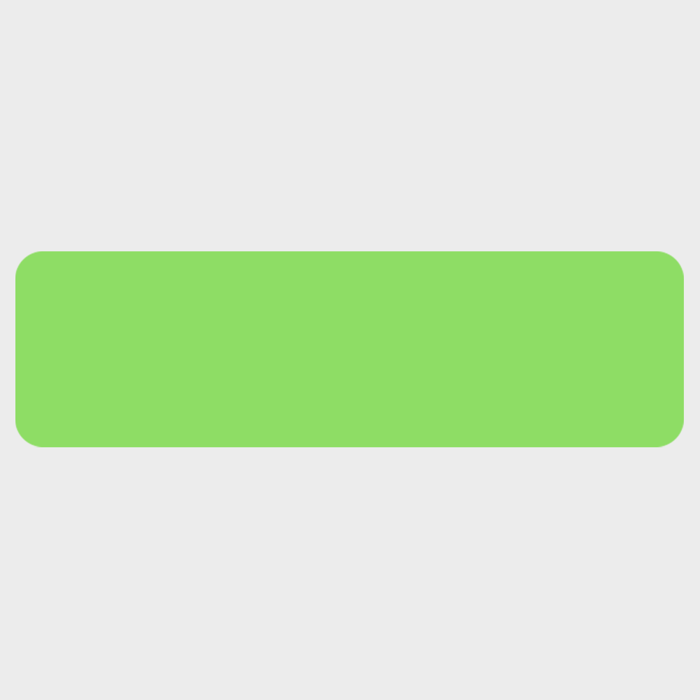 Neon Green 7/8 x 3 Inch Roll of Rectangle Labels - Bright Adhesive