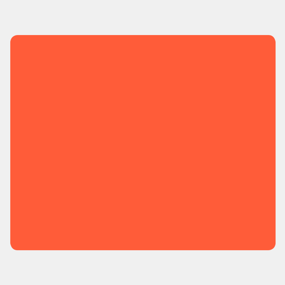 Neon Red 3 1/4 x 4 Inch Rectangle Shipping Labels (6 Labels per Sheet)