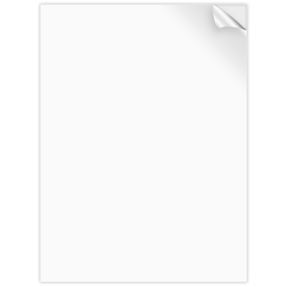 White Rectangle Labels - 8 1/2 x 11