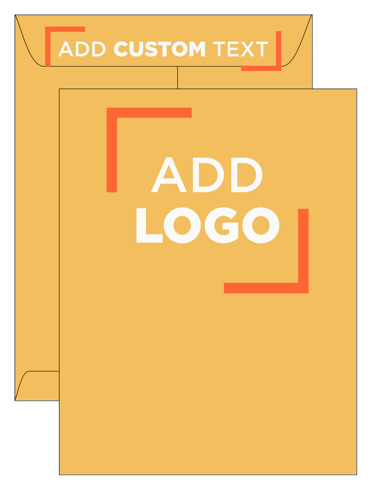 Brown Kraft 28lb 10 x 13 Open End Envelopes