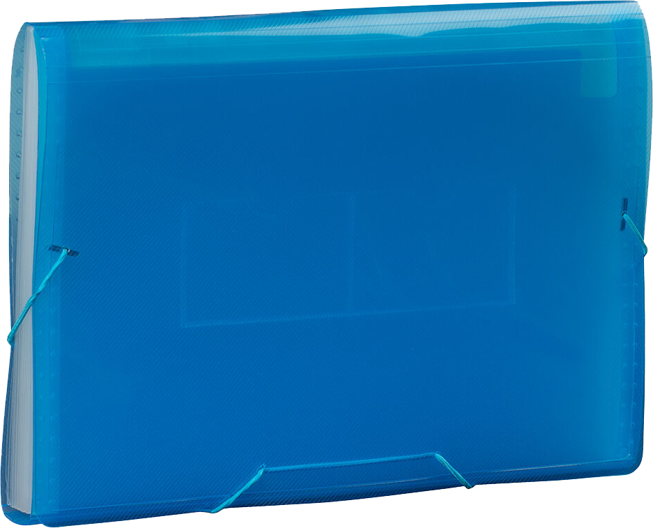 Blue Legal Size 13 Pocket Expanding Files (10 x 15)