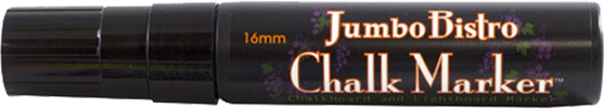 Black Jumbo Point Chalk Marker