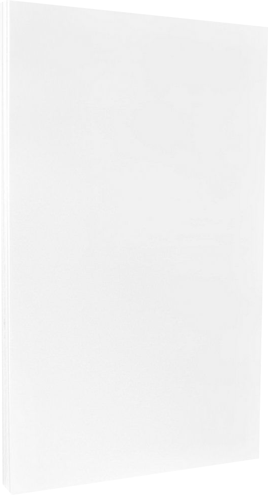 Glossy White 32lb 8 1/2 x 14 2 Sided Paper