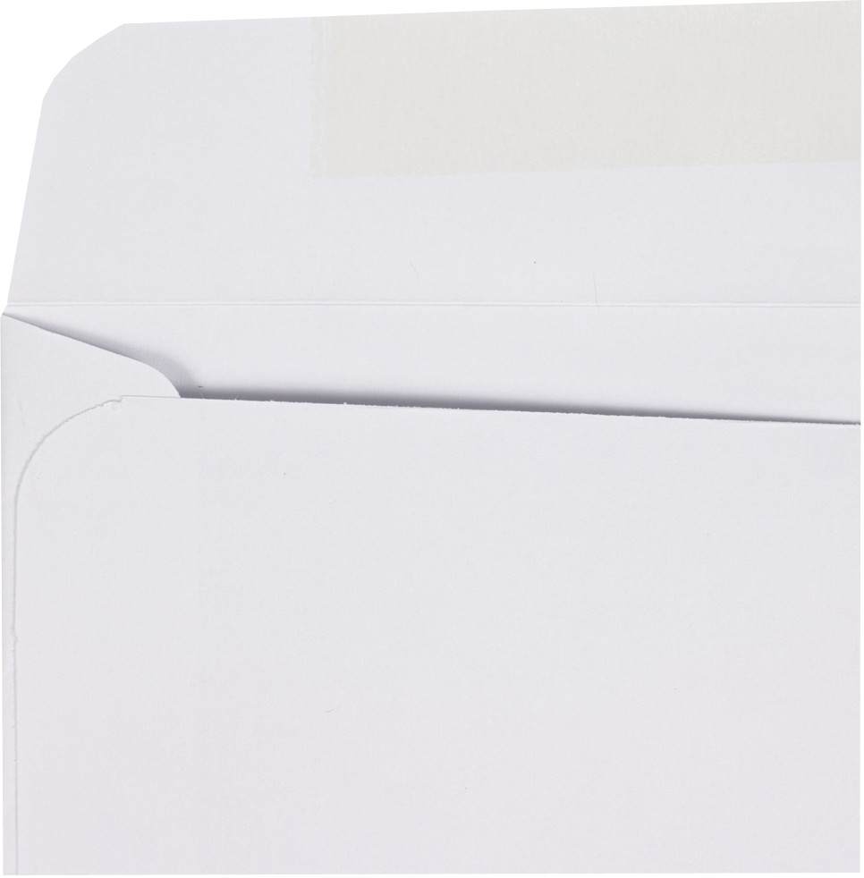 White 24lb 6 1/2 x 9 1/2 Booklet Envelopes