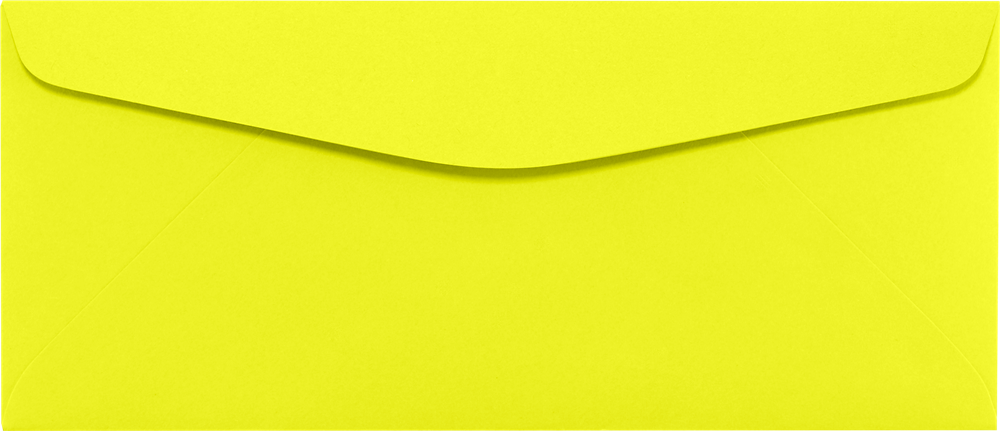 Citrus Yellow 32lb #10 Regular Envelopes (4 1/8 x 9 1/2)