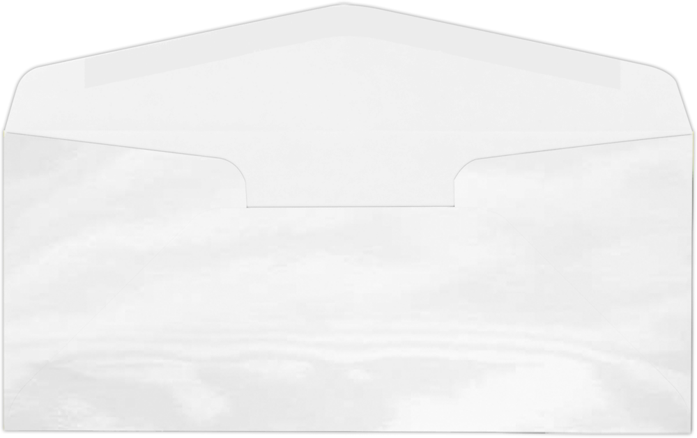 Glossy White 65lb #10 Regular Envelopes (4 1/8 x 9 1/2)