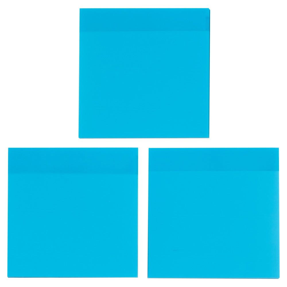 Blue Transparent Sticky Note Pads