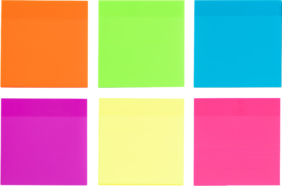 Purple Transparent Sticky Note Pads
