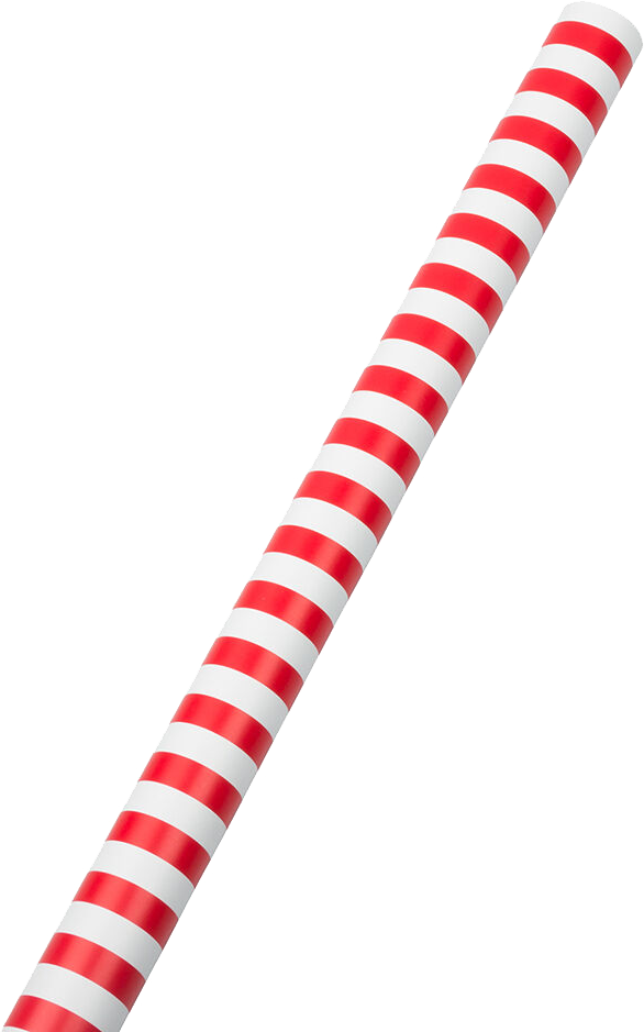 Red and White Stripe Wrapping Paper (25 Sq Ft)