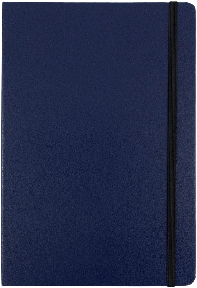 Blue Large 5 7/8 x 8 1/2 Notebooks (100 Lined Pages)