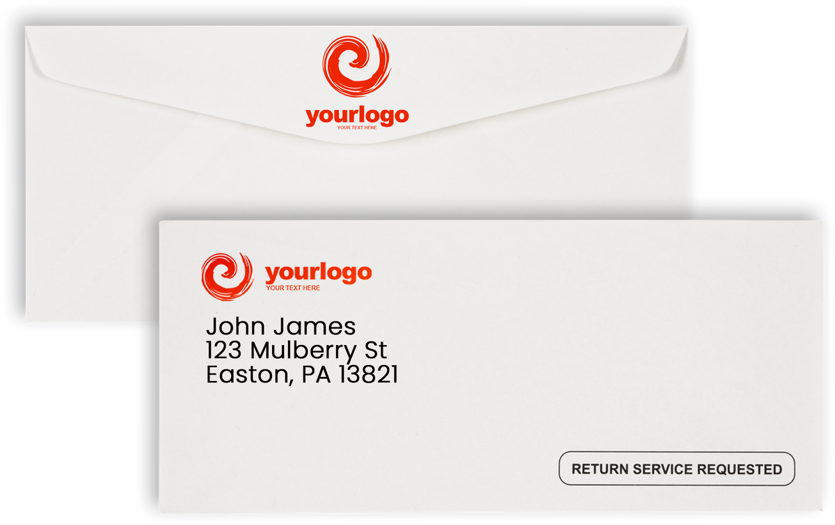 White 24lb #10 Regular Return Services Requested Envelopes (4 1/8 x 9 1/2)