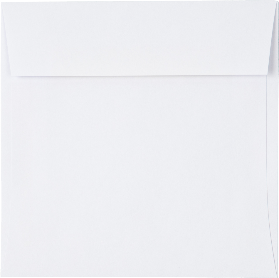 White 28lb 4 1/2 x 4 1/2 Square Envelopes