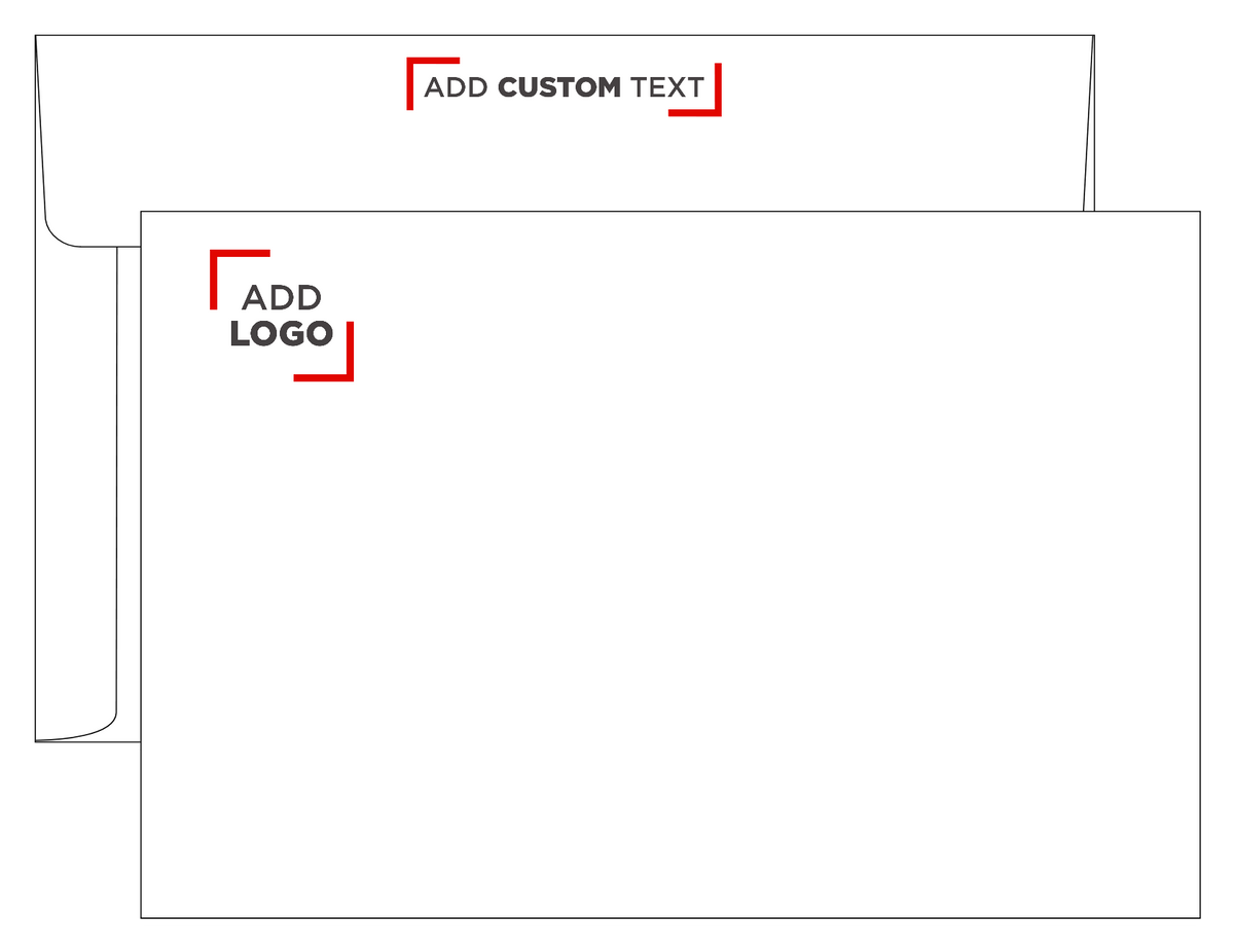 White 28lb 10 x 15 Booklet Envelopes