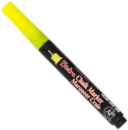 Neon Yellow Extra Fine Point Bistro Chalk Marker