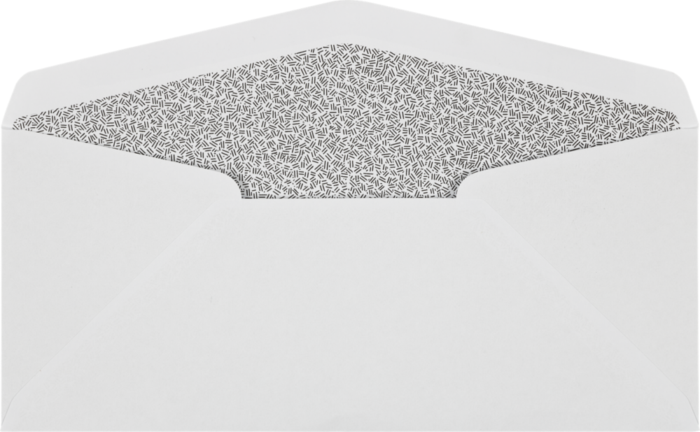 White with Security Tint 24lb #10 Regular Envelopes (4 1/8 x 9 1/2)