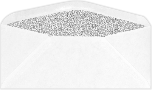 White with Security Tint 24lb #10 Window Envelopes (4 1/8 x 9 1/2)