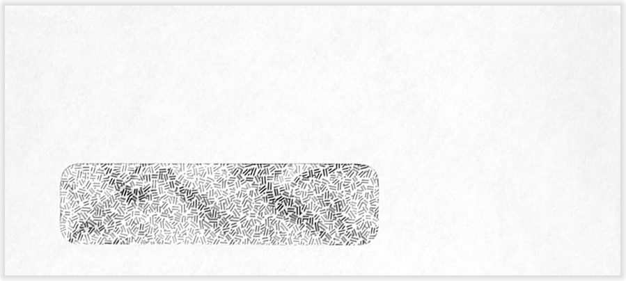 White with Security Tint 24lb #10 Window Envelopes (4 1/8 x 9 1/2)