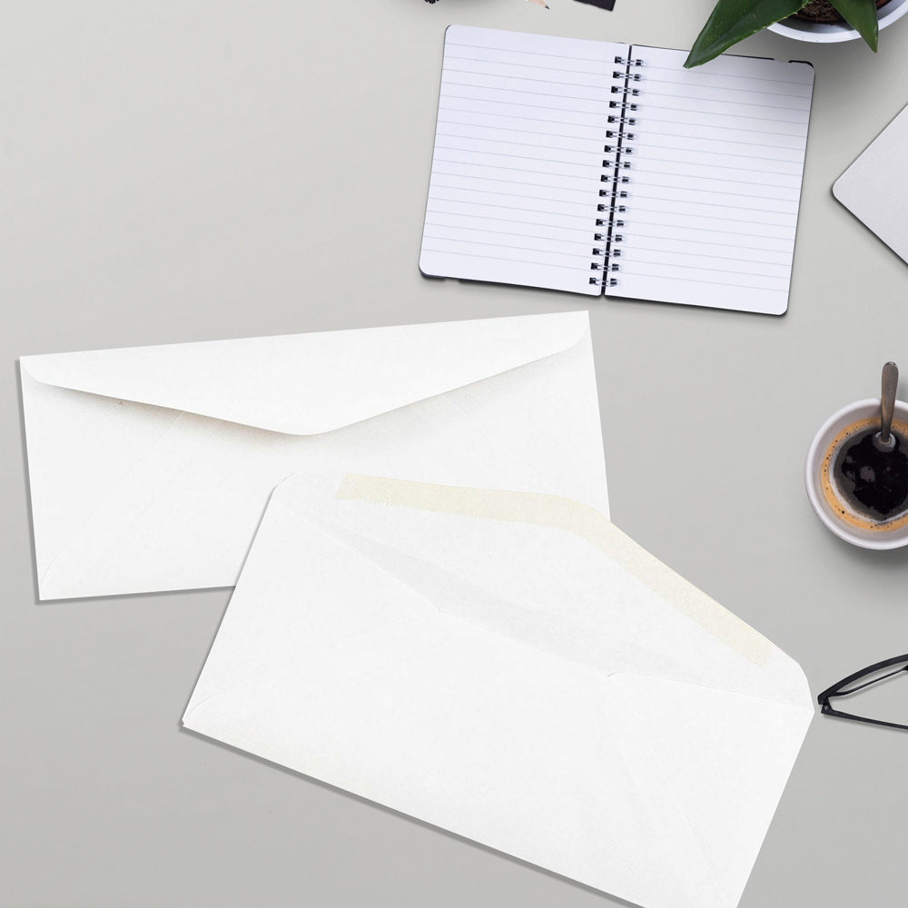 White 24lb #11 Regular Envelopes (4 1/2 x 10 3/8)